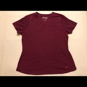 Greys Anatomy women’s scrub set Wine